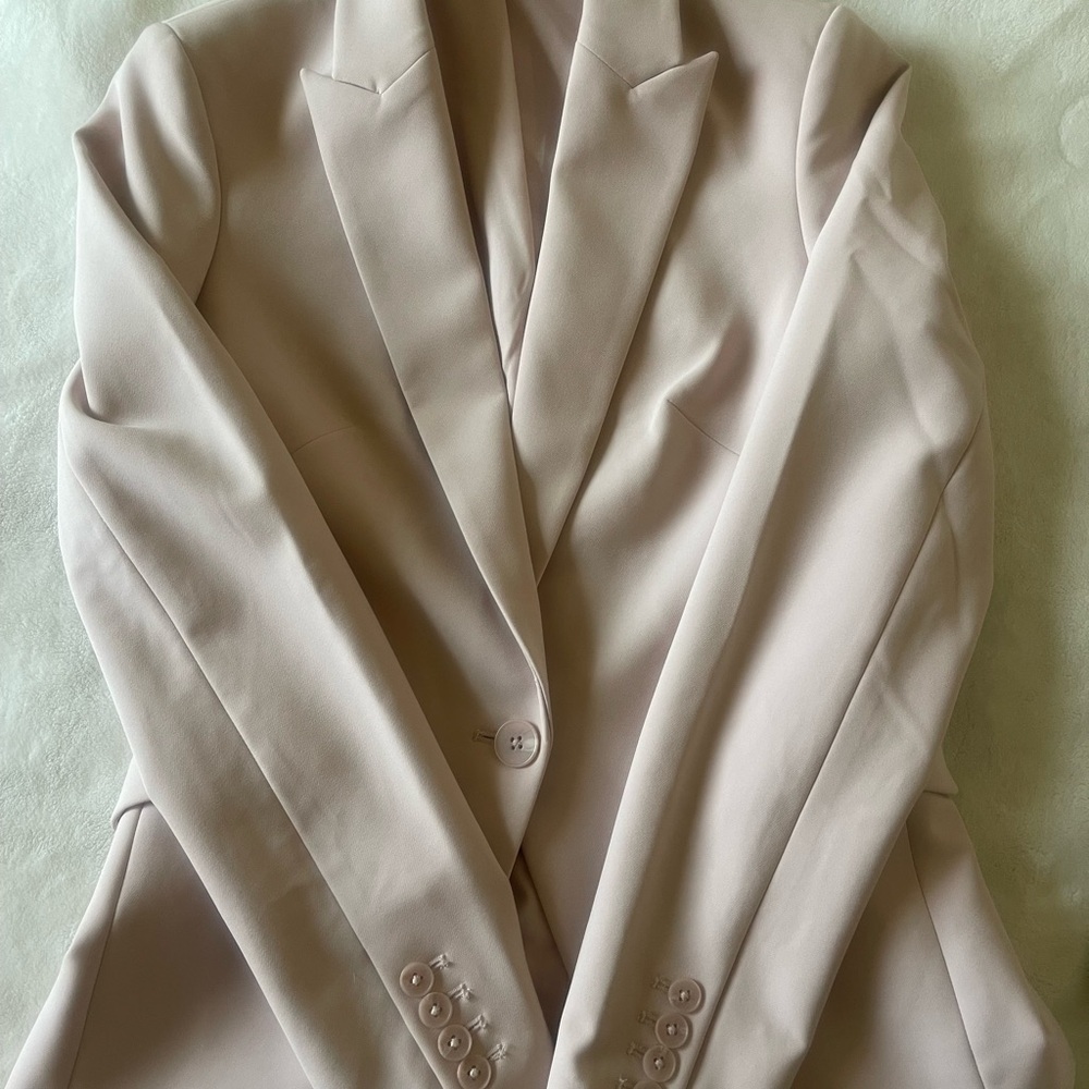 Express Women's Blazer in Light Pink